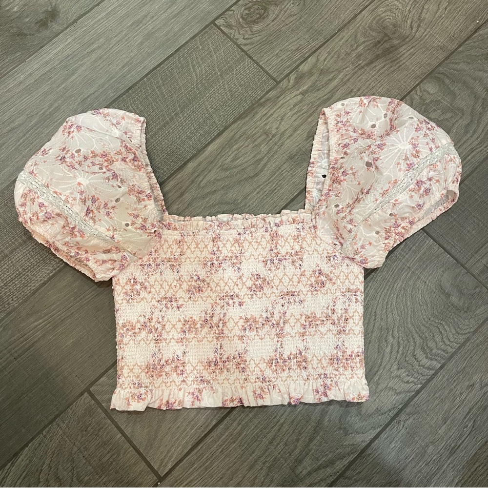 Reset Derby Smocked Top